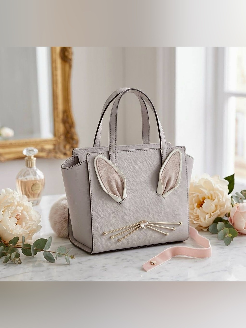 Kate Spade "Hop To It" Bunny Rabbit Mini Hayden Satchel